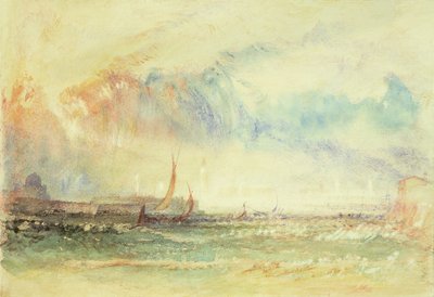 Tempête au coucher du soleil, Venise, c.1840 - Joseph Mallord William Turner